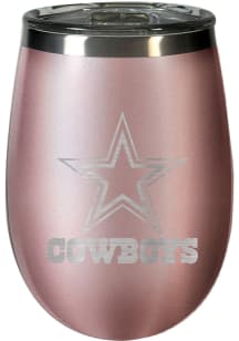 Dallas Cowboys 10oz Rose Gold Stemless Wine Stainless Steel Stemless