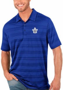 Antigua Toronto Maple Leafs Mens Blue Compass Short Sleeve Polo