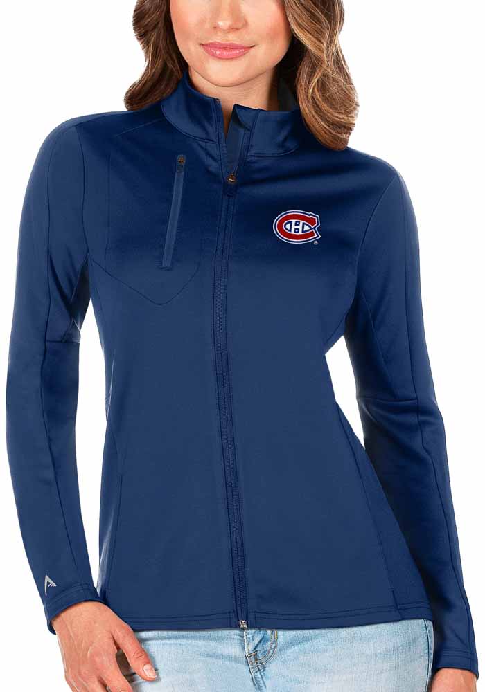Antigua Montreal Canadiens Womens Blue Generation Light Weight Jacket