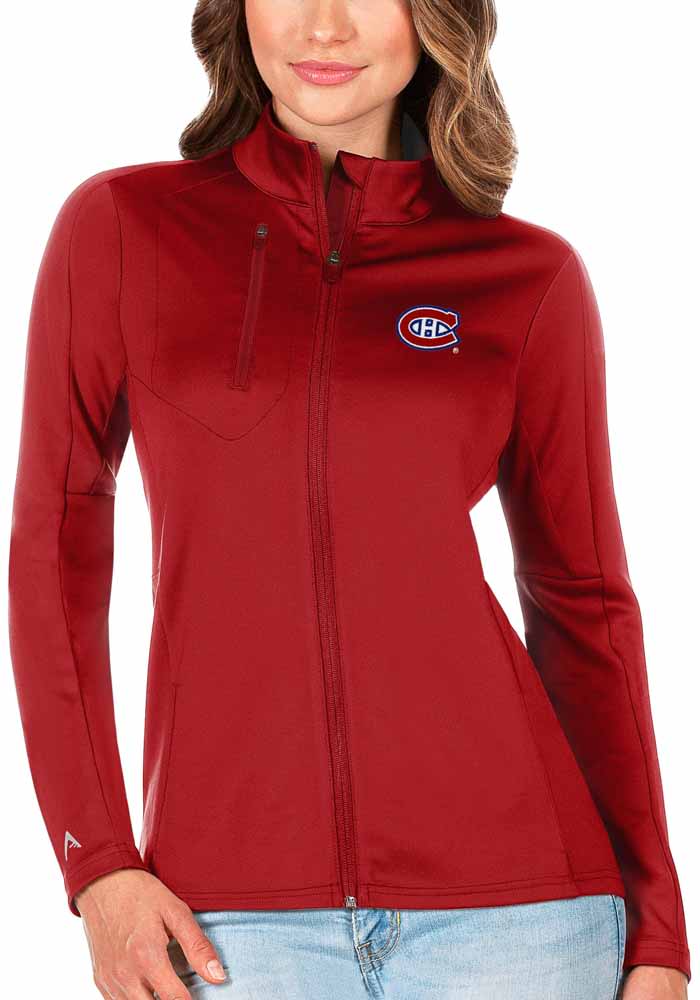 Antigua Montreal Canadiens Womens Red Generation Light Weight Jacket