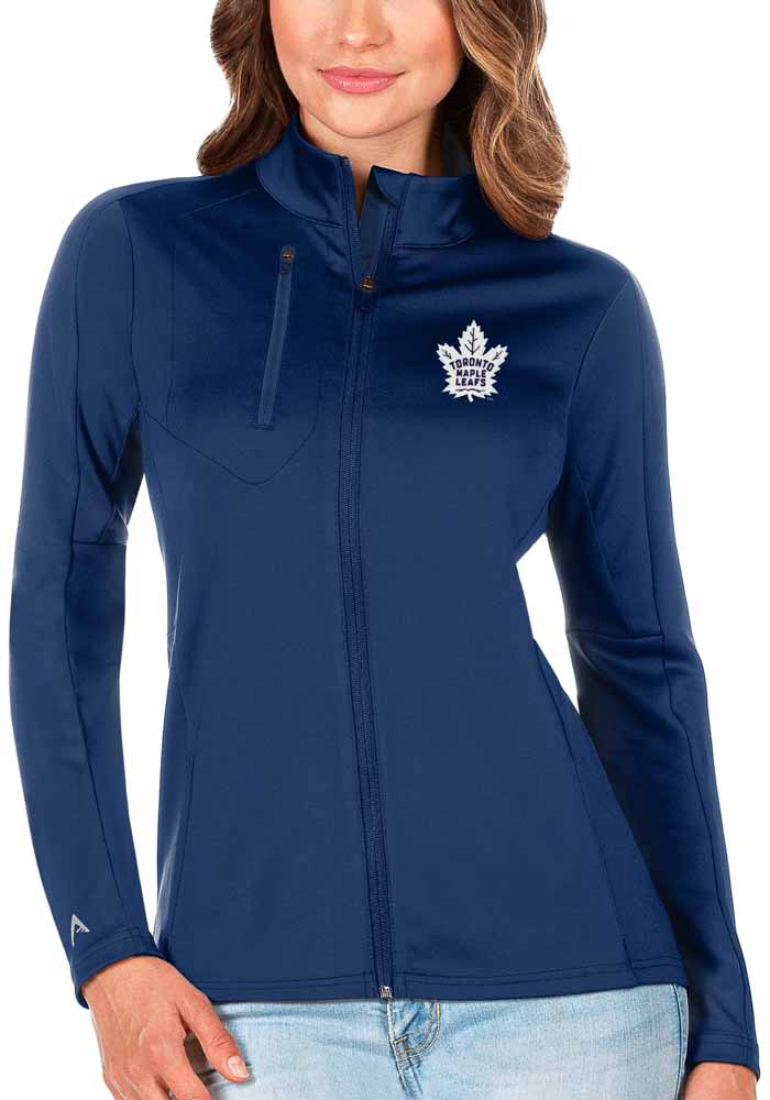Antigua Toronto Maple Leafs Womens Blue Generation Light Weight Jacket