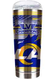 Los Angeles Rams Super Bowl LVI Champions 18 oz Roadie Travel Stainless Steel Tumbler - Blue