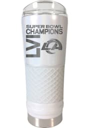 Los Angeles Rams Super Bowl LVI Champions 24 oz Opal Draft Stainless Steel Tumbler - White