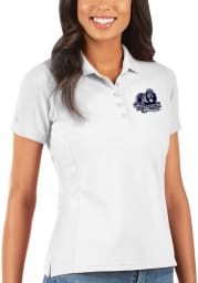 Antigua Old Dominion Monarchs Womens White Legacy Pique Short Sleeve Polo Shirt