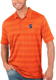 Antigua Syracuse Orange Mens Orange Compass Short Sleeve Polo