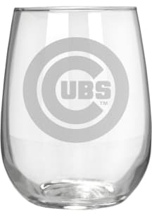 Chicago Cubs 15oz Laser Etch Stemless Wine Glass