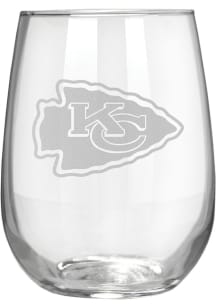 Kansas City Chiefs 15oz Laser Etch Stemless Wine Glass