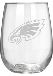 Philadelphia Eagles 15oz Laser Etch Stemless Wine Glass