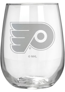 Philadelphia Flyers 15oz Laser Etch Stemless Wine Glass