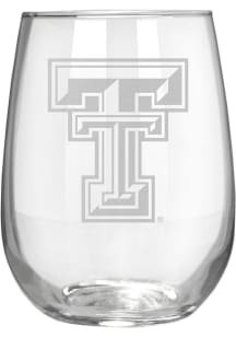 Texas Tech Red Raiders 15oz Laser Etch Stemless Wine Glass