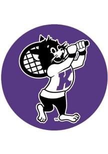 Purple K-State Wildcats 3&quot; Tennis Varsity Willie Button
