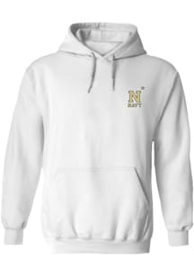 Vive La Fete Navy Midshipmen Womens White Impressions Hooded Sweatshirt