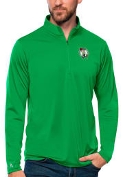 Antigua Boston Celtics Mens Green Tribute Long Sleeve 1/4 Zip Pullover