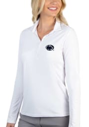 Antigua Penn State Nittany Lions Womens White Tribute Long Sleeve Polo Shirt