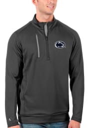 Antigua Penn State Nittany Lions Mens Grey Generation Long Sleeve 1/4 Zip Pullover