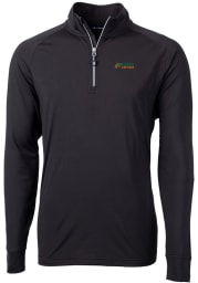 Cutter and Buck Florida A&M Rattlers Mens Black Adapt Eco Knit Recycled Big and Tall 1/4 Zip Pullover