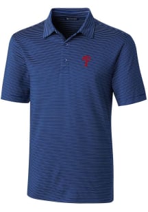 Cutter and Buck Philadelphia Phillies Mens Blue Forge Pencil Stripe Big and Tall Polos Shirt