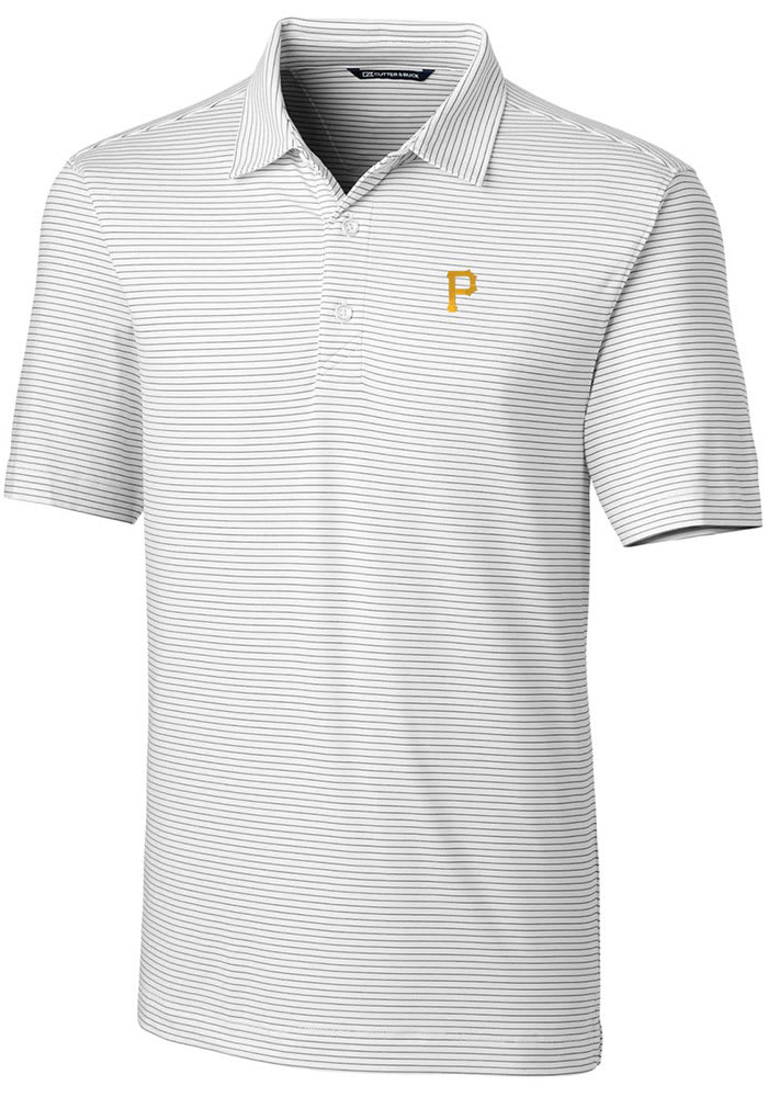 Pittsburgh Pirates Antigua Big & Tall Esteem Polo - White