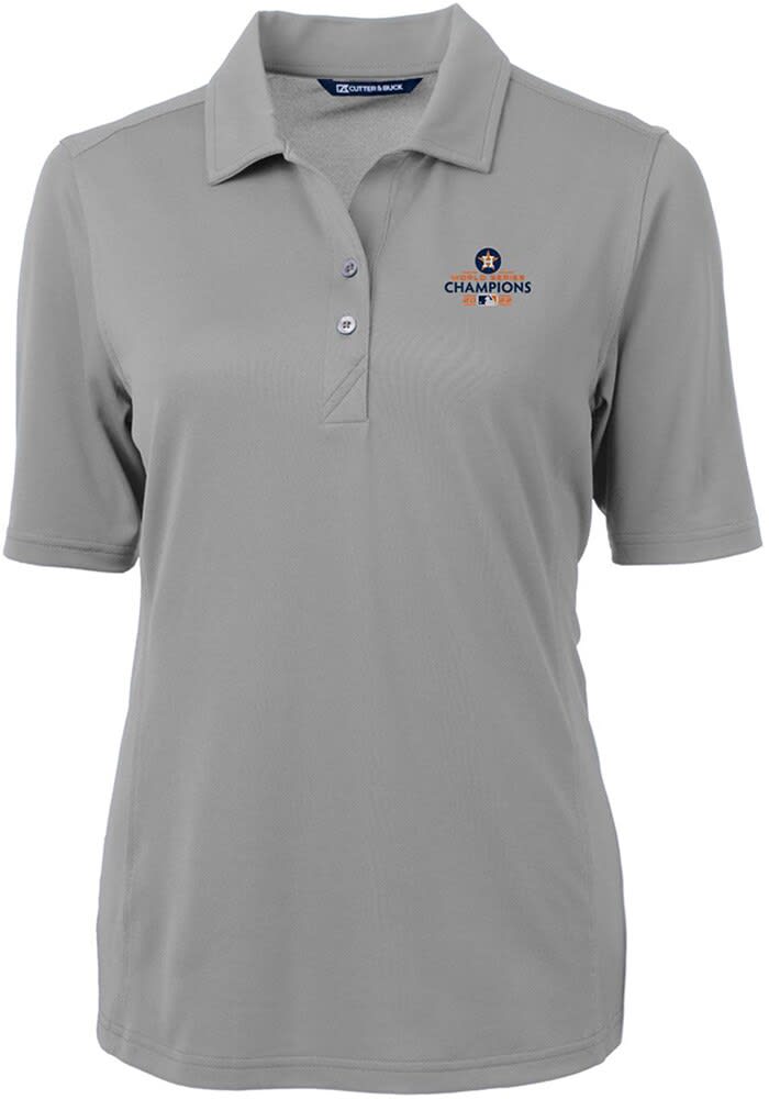 Houston Astros Cutter & Buck 2022 World Series Champions Virtue Eco Pique  Recycled Polo - Navy