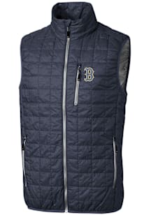 Cutter and Buck Boston Red Sox Big and Tall Anthracite City Connect Rainier PrimaLoft Mens Vest