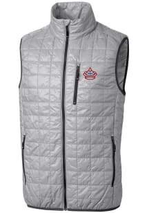 Cutter and Buck Miami Marlins Big and Tall Grey City Connect Rainier PrimaLoft Mens Vest