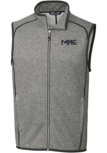 Cutter and Buck Milwaukee Brewers Big and Tall Grey City Connect Mainsail Mens Vest