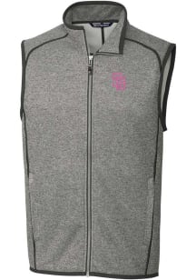 Cutter and Buck San Diego Padres Big and Tall Grey City Connect Mainsail Mens Vest