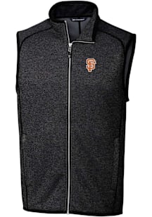 Cutter and Buck San Francisco Giants Big and Tall Grey City Connect Mainsail Mens Vest