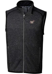 Cutter and Buck Washington Nationals Big and Tall Charcoal City Connect Mainsail Mens Vest