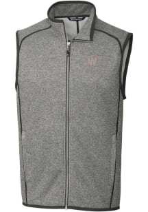 Cutter and Buck Washington Nationals Big and Tall Grey City Connect Mainsail Mens Vest