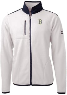Cutter and Buck Boston Red Sox Mens White City Connect Cascade Sherpa Big and Tall Light Weight ..