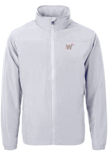 Cutter and Buck Washington Nationals Mens Grey City Connect Charter Eco Big and Tall Light Weight..