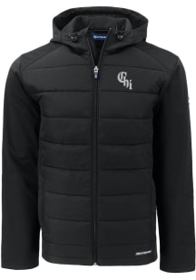 Cutter and Buck Chicago White Sox Mens Black City Connect Evoke Hood Big and Tall Lined Jacket
