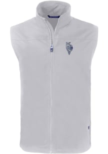 Cutter and Buck Kansas City Royals Big and Tall Grey City Connect Charter Mens Vest