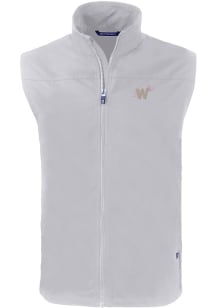 Cutter and Buck Washington Nationals Big and Tall Grey City Connect Charter Mens Vest