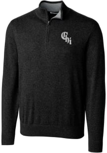 Cutter and Buck Chicago White Sox Mens Black City Connect Lakemont Big and Tall 1/4 Zip Pullover