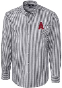 Cutter and Buck Los Angeles Angels Mens Charcoal City Connect Easy Care Stretch Big and Tall Dre..