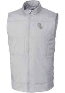 Cutter and Buck Chicago White Sox Mens Grey City Connect Stealth Sleeveless Jacket