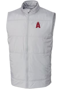 Cutter and Buck Los Angeles Angels Mens Grey City Connect Stealth Sleeveless Jacket