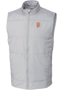 Cutter and Buck San Francisco Giants Mens Grey City Connect Stealth Sleeveless Jacket