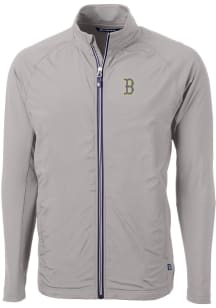 Cutter and Buck Boston Red Sox Mens Grey City Connect Adapt Eco Light Weight Jacket