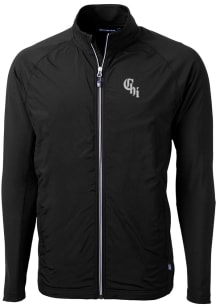 Cutter and Buck Chicago White Sox Mens Black City Connect Adapt Eco Light Weight Jacket