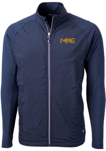 Cutter and Buck Milwaukee Brewers Mens Navy Blue City Connect Adapt Eco Light Weight Jacket