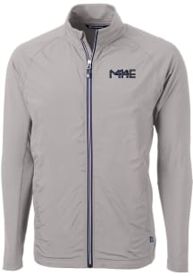 Cutter and Buck Milwaukee Brewers Mens Grey City Connect Adapt Eco Light Weight Jacket