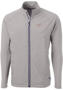 Cutter and Buck Washington Nationals Mens Grey City Connect Adapt Eco Light Weight Jacket