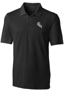Cutter and Buck Chicago White Sox Mens Black City Connect Forge Short Sleeve Polo