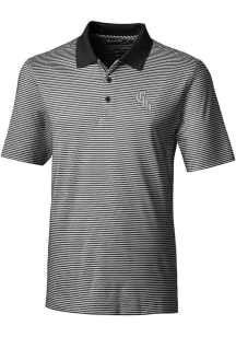 Cutter and Buck Chicago White Sox Mens Black City Connect Forge Tonal Stripe Short Sleeve Polo