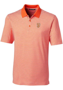 Cutter and Buck San Francisco Giants Mens Orange City Connect Forge Short Sleeve Polo