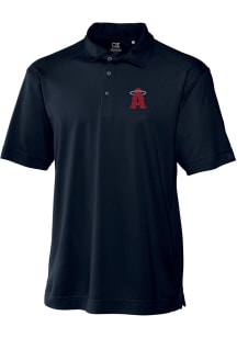 Cutter and Buck Los Angeles Angels Mens Navy Blue City Connect Drytec Genre Short Sleeve Polo