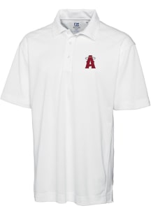 Cutter and Buck Los Angeles Angels Mens White City Connect Drytec Genre Short Sleeve Polo